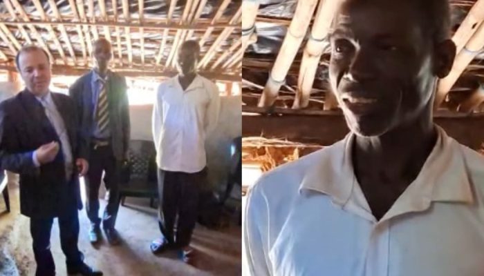 Castro não mediu esforços para cultuar com os missionários brasileiros. (Foto: Reprodução/Ti...