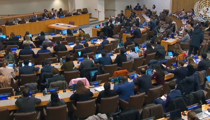 O Terceiro Comitê da Assembleia Geral das Nações Unidas aprovou a resolução. (Foto: Captura ...