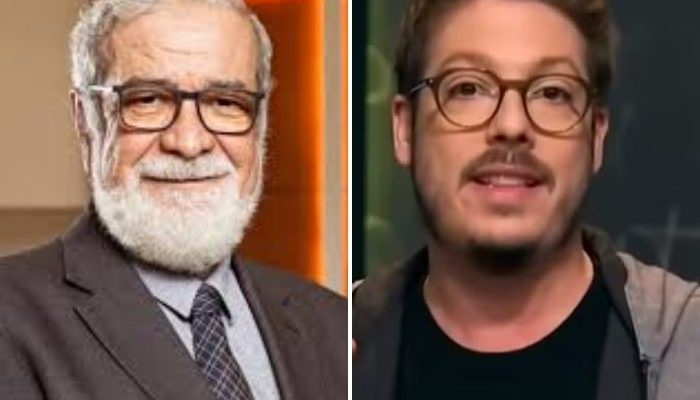 Augustus Nicodemus e Fábio Porchat (Foto: Montagem/FolhaGospel)