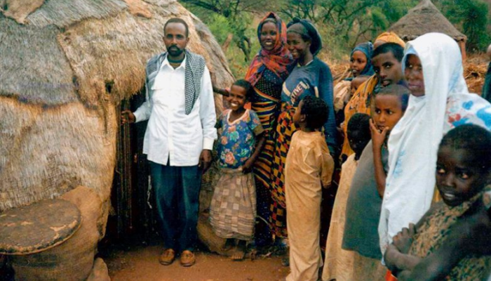 FamÃ­lia cristÃ£ na SomÃ¡lia (Foto: ReproduÃ§Ã£o)