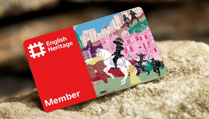 Cartão de membro da English Heritage (Foto: Reprodução/English Heritage)