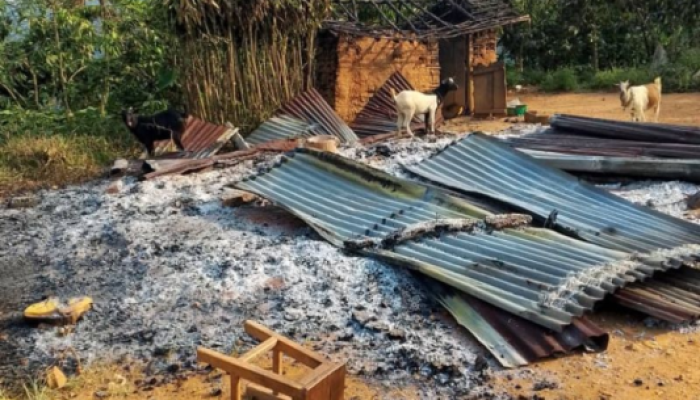 A comunidade cristÃ£ apÃ³s o ataque no Congo. (Foto: ReproduÃ§Ã£o/ICC)