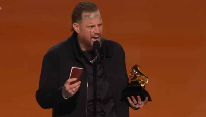 Jelly Roll. (Foto: ReproduÃ§Ã£o/YouTube/Recording Academy/GRAMMYs)